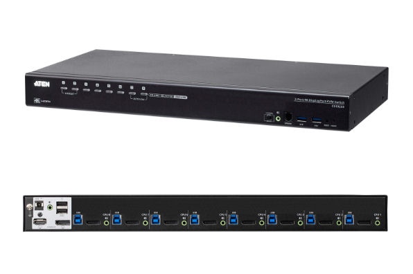 CS19208-AT-E 8-Port USB 3.0 4K DisplayPort KVM Switch