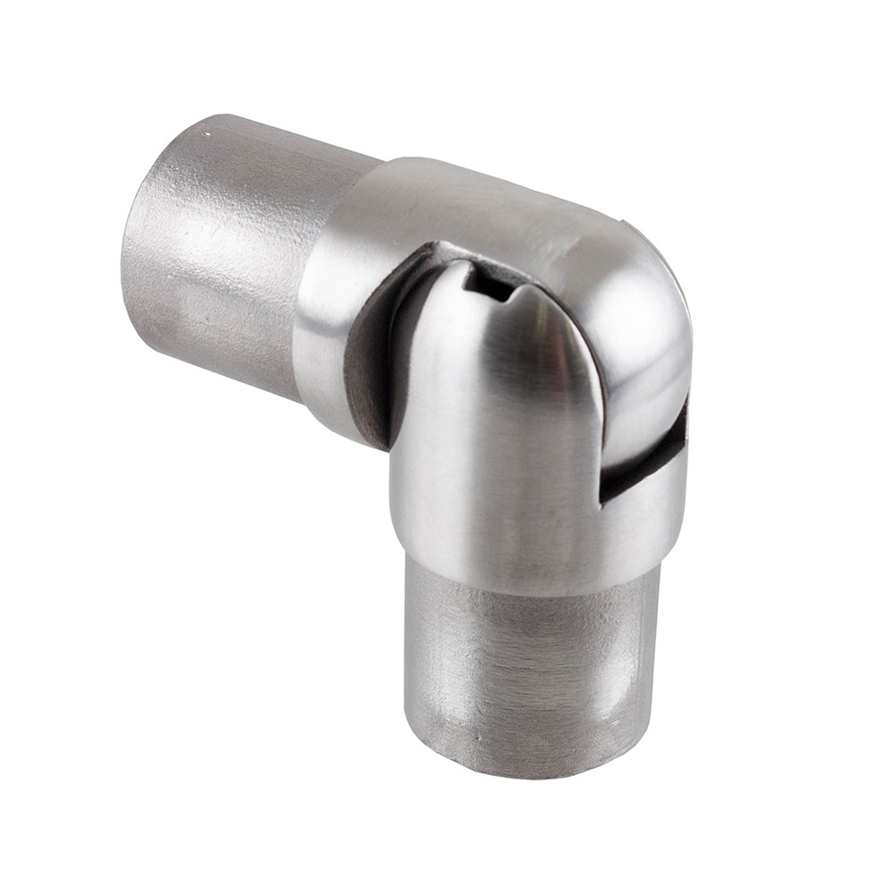 Adjustable Joiner - Vertical Stainless steel 316 Fits 25mm Dia. split tube