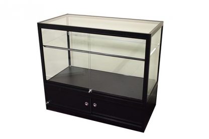 Tempered Glass Corner Cabinets For Retail