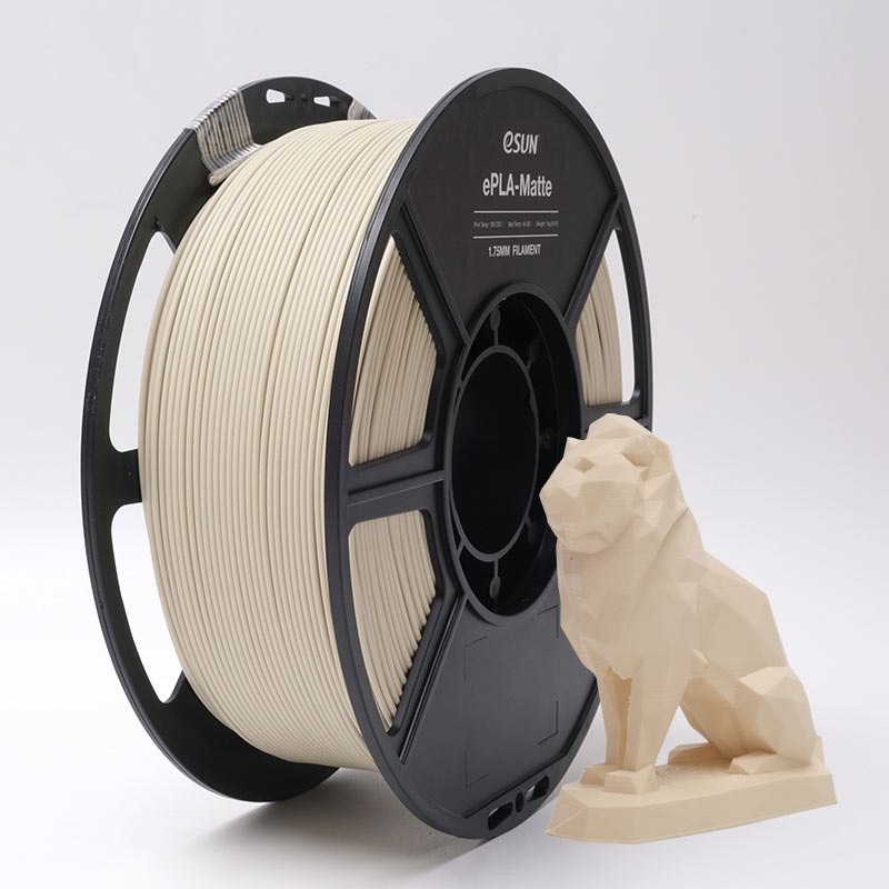 eSUN ePLA Matte Light Khaki 1.75mm 3D Printing Filament