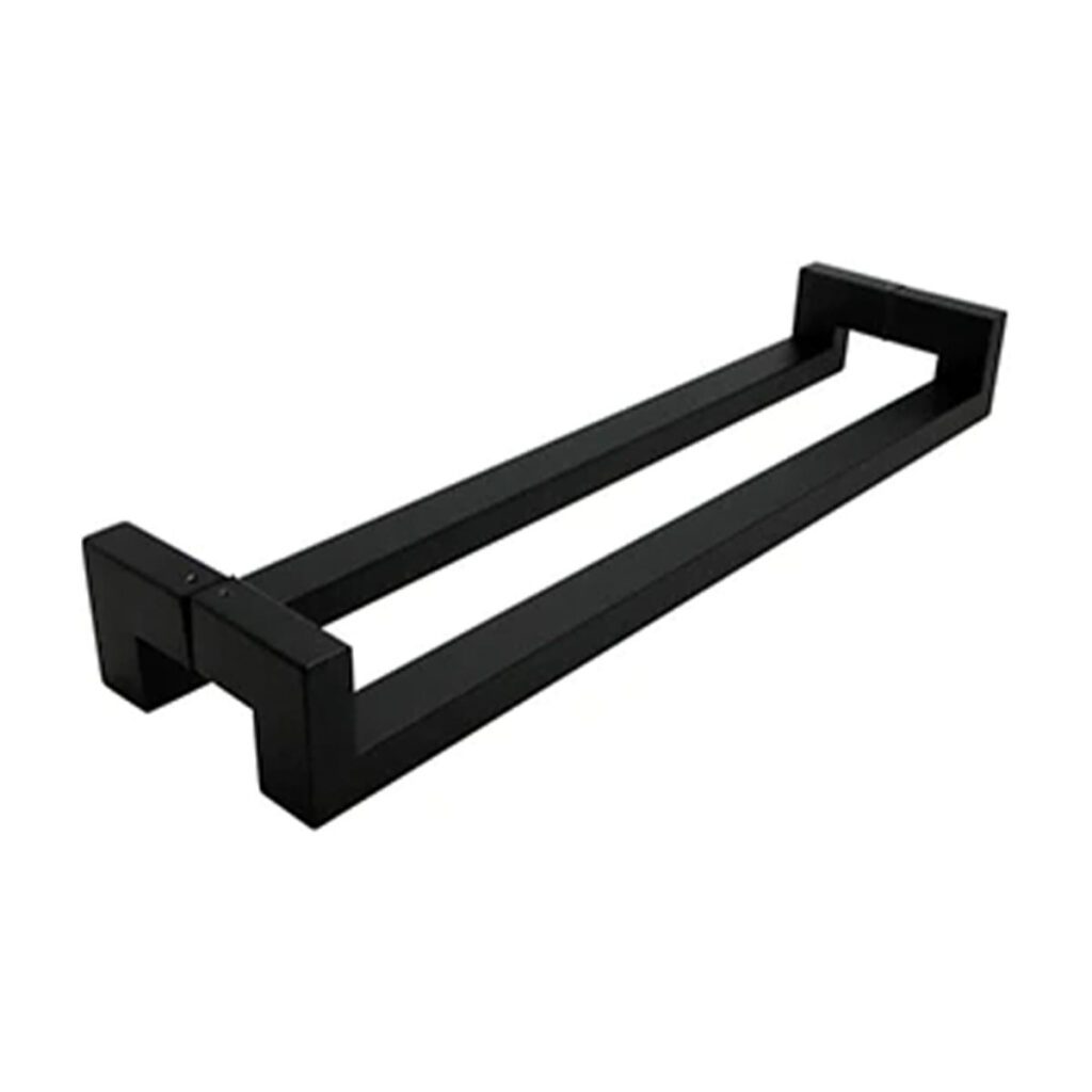 Black Cranked Pull Handle (600mm Centres)