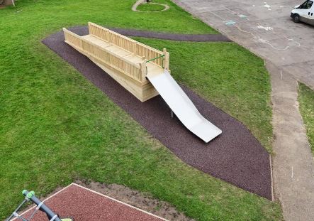 Embankment Slide completed for SEN School in Hertfordshire