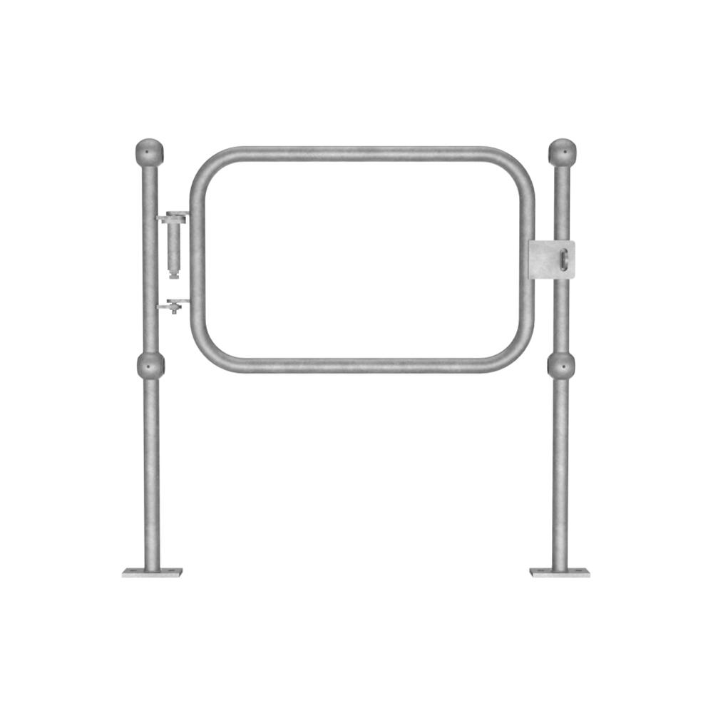 Galv 42.4mm L/H Self-Closing GateHeight 1100mm x 1070mm Post Centres