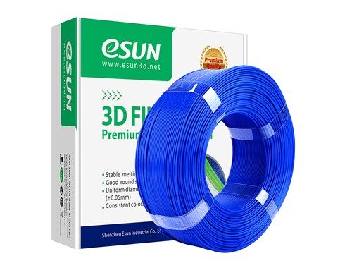 eSUN PLA+ Blue 1.75mm 1Kg 3D Printing filament refill coil