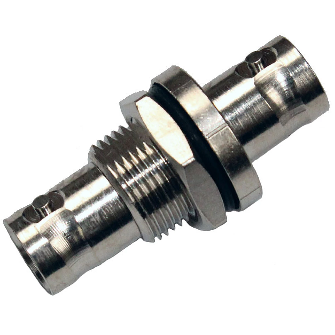 BNC Bulkhead Adapter Jack to Jack 0 to 4 GHz J01005A1234 Straight 75Ω