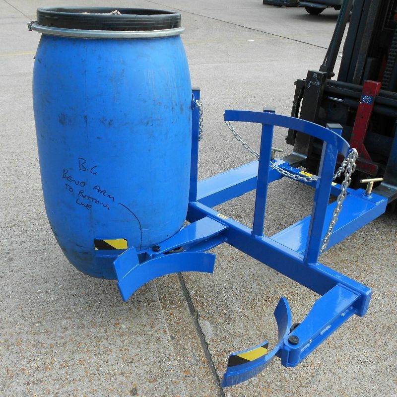 Base Gripper Attachment For Plastic Drums