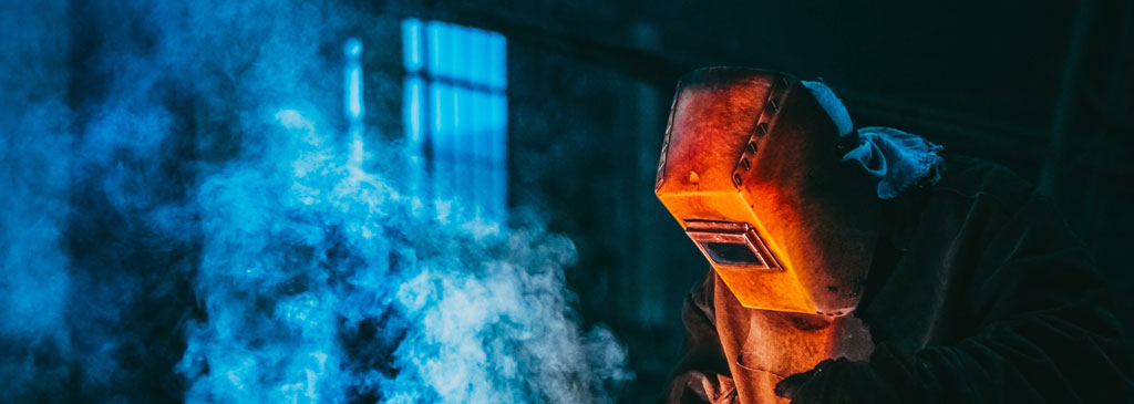 Staying Safe: Avoid the health risks associated with welding fume by using Girder Clamps.