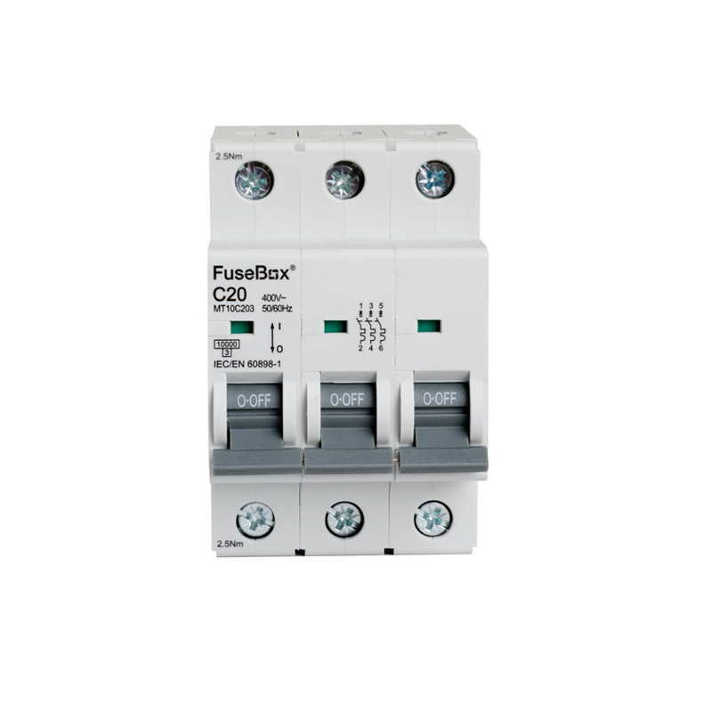 FuseBox MT10C203 MCB 20 Amp C Type 10kA 3 Pole