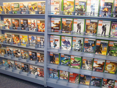 Shelving Units for Video Game Shops
