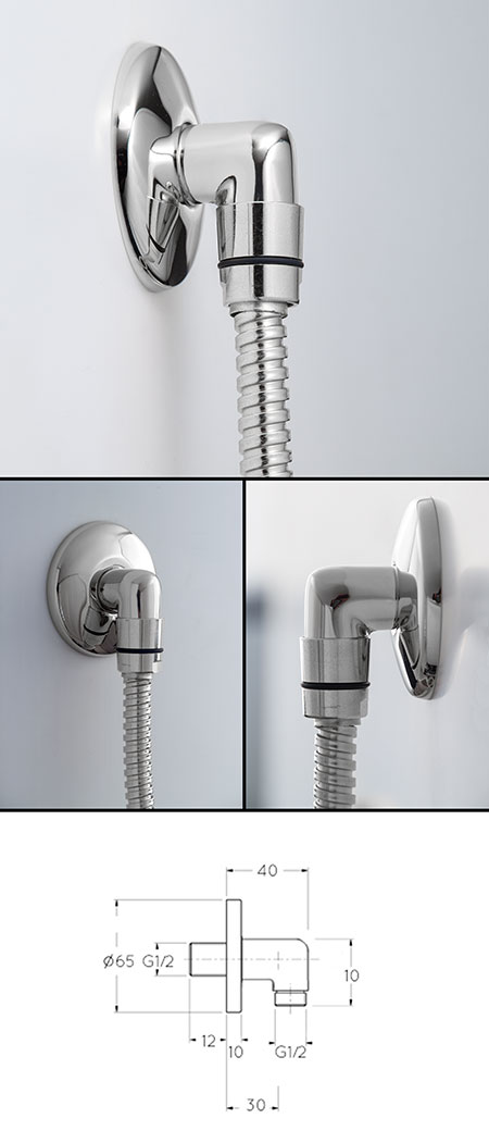 Classic Shower Wall Elbow (50PP)