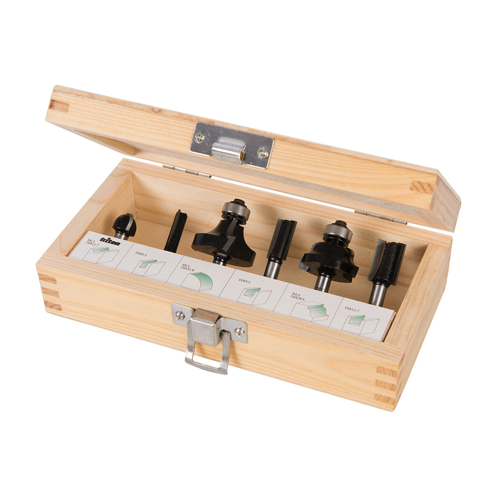 Triton 6pce 1/4" Router Kit 6pce