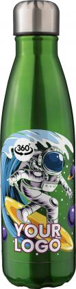 The Evia - Recycled stainless steel double walled bottle (500ml)