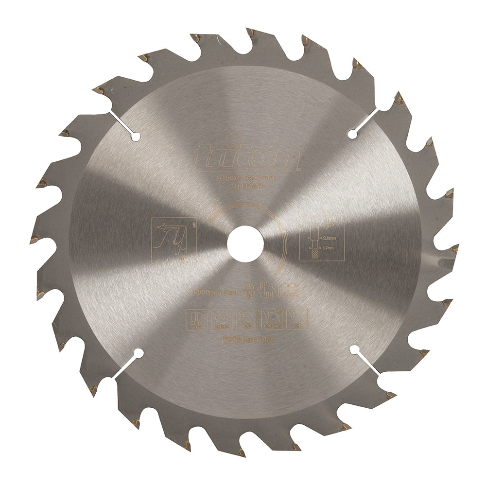 Triton 190 x 16mm 24T Construction Saw Blade