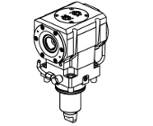 QUICK CHANGE - rear-set driven tool VDI30 DIN 5482 H&#61;85mm