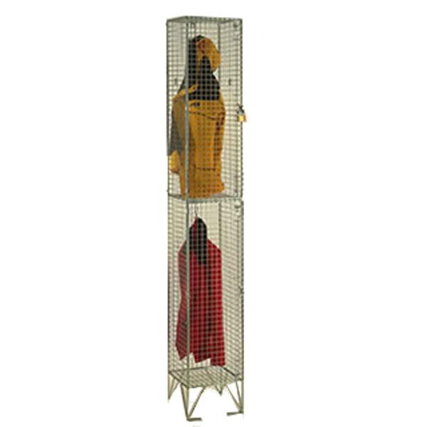 Wire Mesh Two Door Locker For Ministry Of Defence
