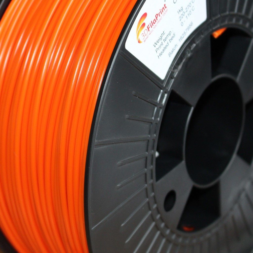 3D FilaPrint Orange Premium ABS 1.75mm 3D Printer Filament 1Kg