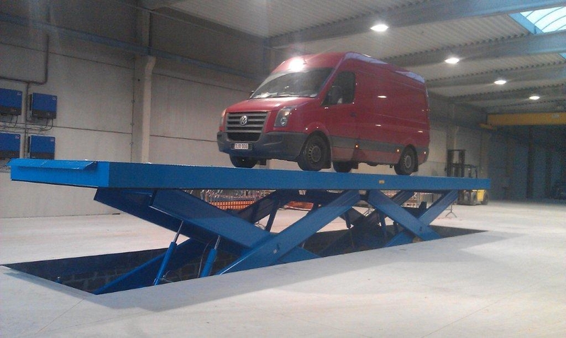 20 tonne low closed vehicle lift