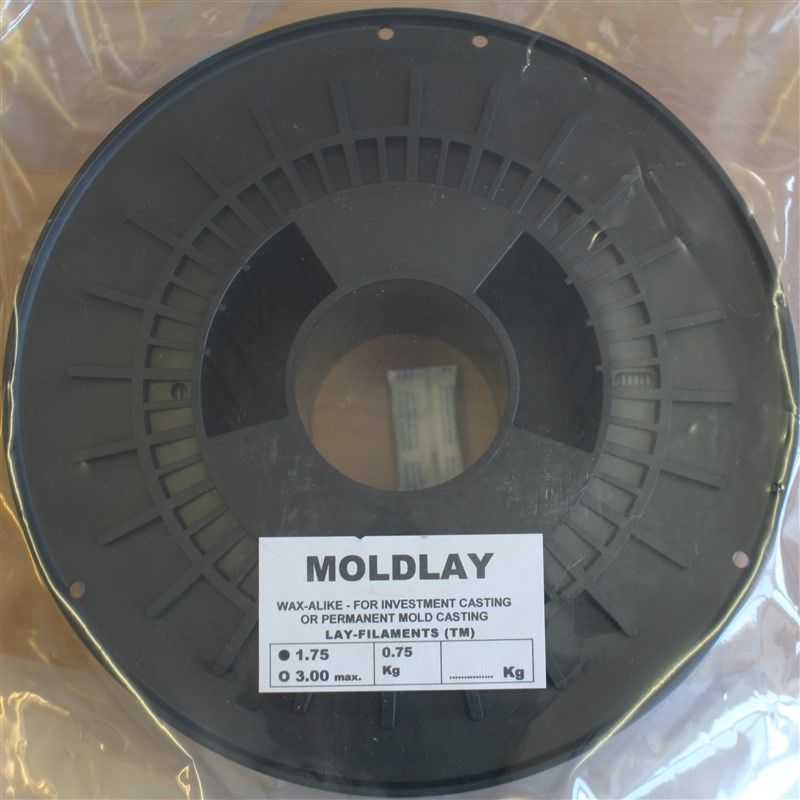 MOLDLAY 750gms 1.75mm 3D Printer Filament Kai Parthy CC Products