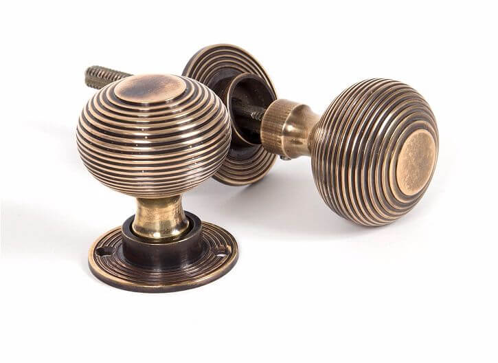 Anvil 83633 Antique Brass Mortice/Rim Knobs