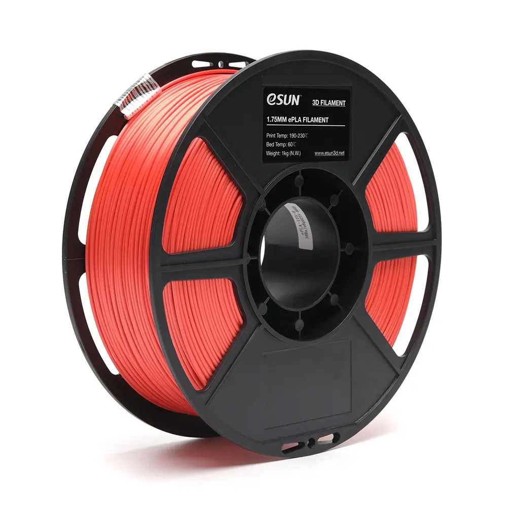 eSUN ePLA Gloss Red 1.75mm 1Kg 3D Printing filament