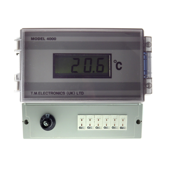 UK Providers Of 4006 - Wall Mounting Six Input Thermocouple Thermometer