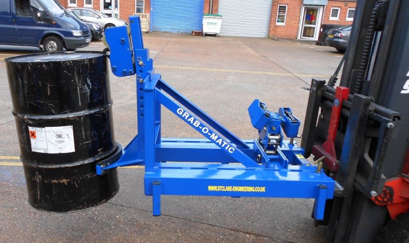 Industrial Drum Lifting Attachments For Forklifts