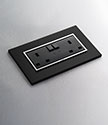 Chic Anthracite Grey Plug Sockets (CB2)