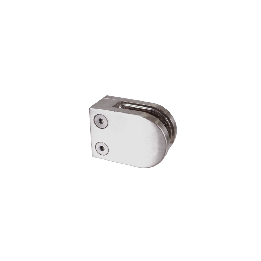 Balustrade Glass Clamp Stainless 316 Satin Finish 10mm Glass For Flat Fixing