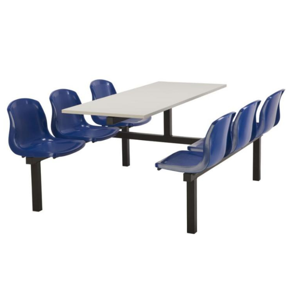 CU90 - 6-Seater Harvey Canteen Unit - 2 Way Access, Blue, Grey