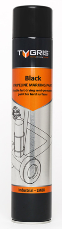 Tygris Line Marking Paint 750ml Black