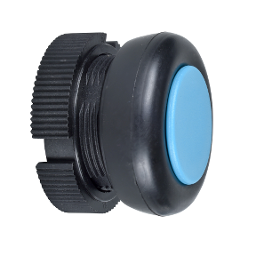 XACA9416 round head for pushbutton - spring return - XAC-A - blue - booted