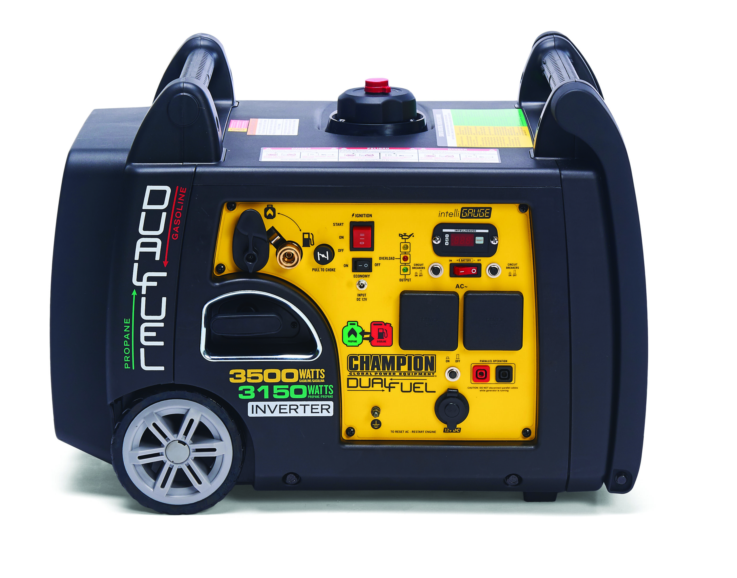 Champion 3500 Watt LPG Petrol Dual Fuel Inverter Generator 73001I-DF