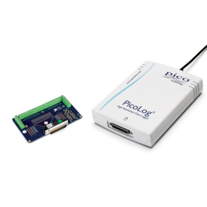 Pico Technology ADC-20 High-Resolution Data Logger w/Terminal Board, 20 Bits, 8 Channel