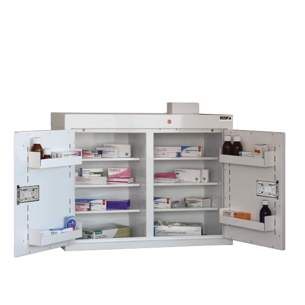 Medicine Cabinet with 6 Shelves 80cm Wide