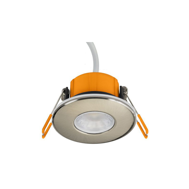 Quickwire Brushed Chrome Bezel for Ricoman LED Downlight