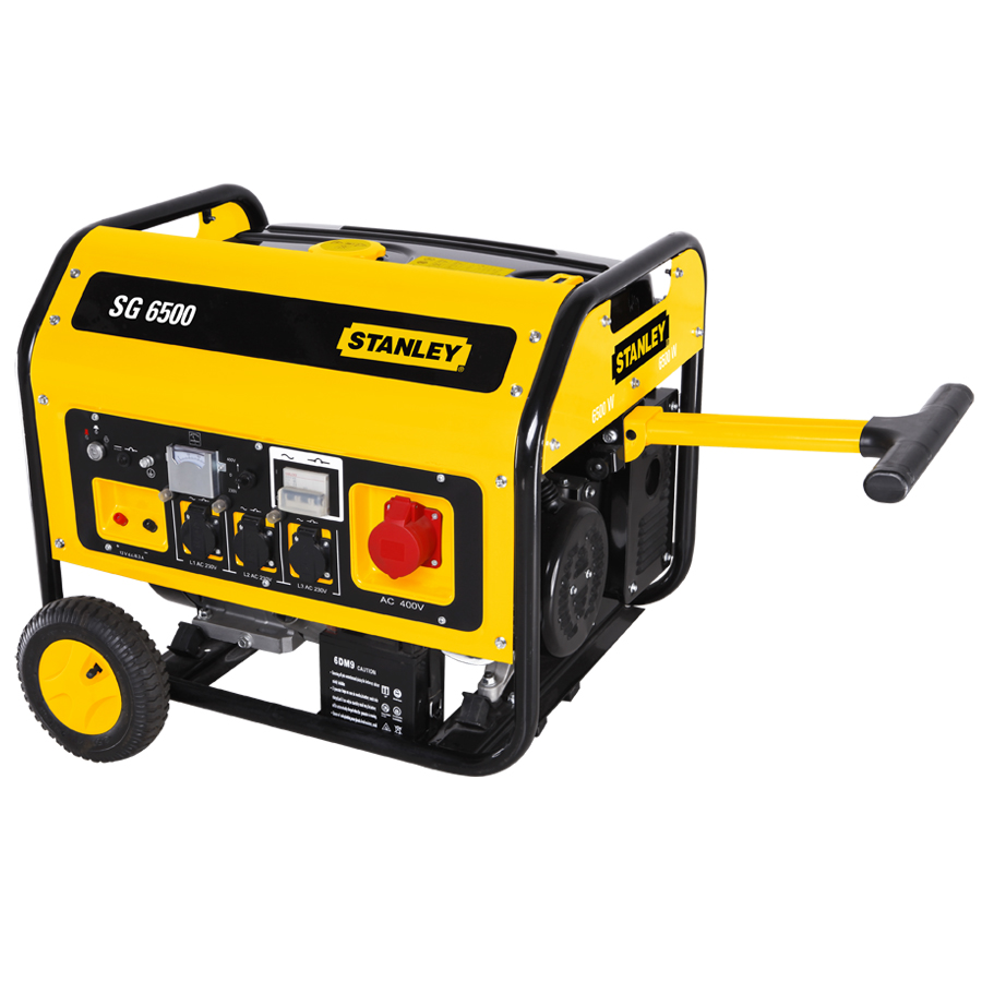 UK Suppliers Stanley SG 6500 Petrol Generator