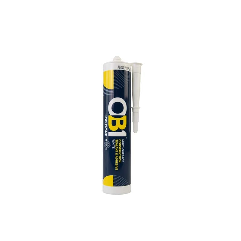 Unicrimp OB1 Multi-Surface Construction Sealant & Adhesive White 290ml