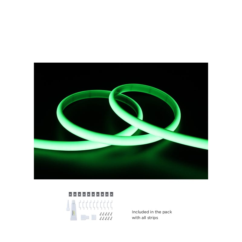 Integral Spotless Neon Flex 5 Metre LED Strip Green 18W Per Metre