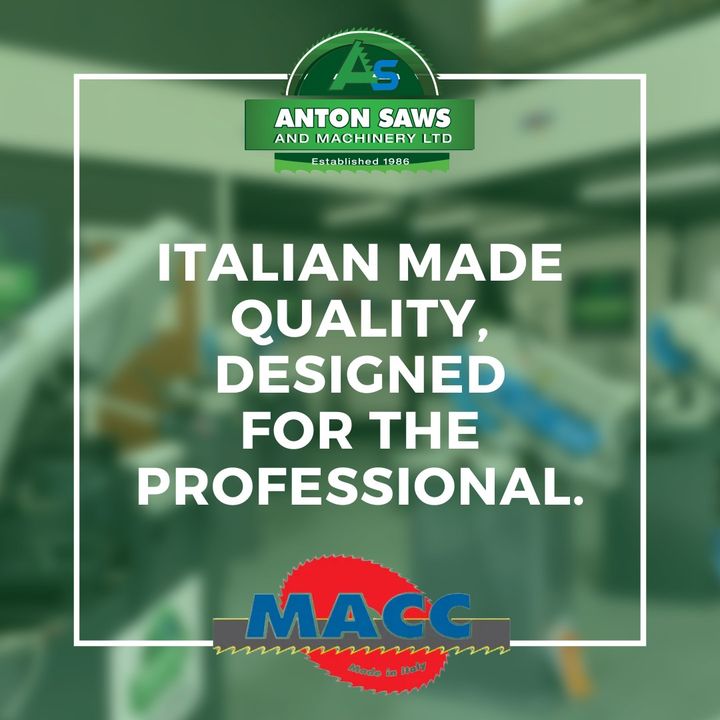 We’re proud to provide the entire range of MACC saws