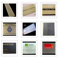 Personalised Engraved Name Plaques For CEOs 