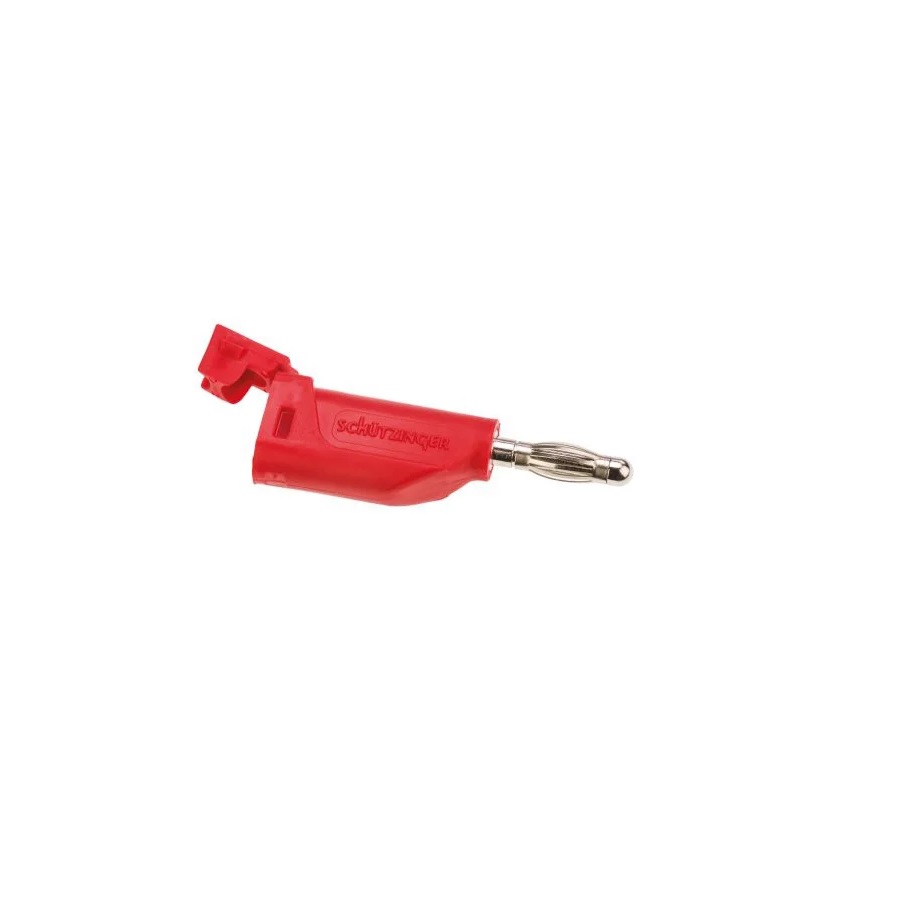 Banana Plug Screw Termination Red (Dia)4mm Stackable