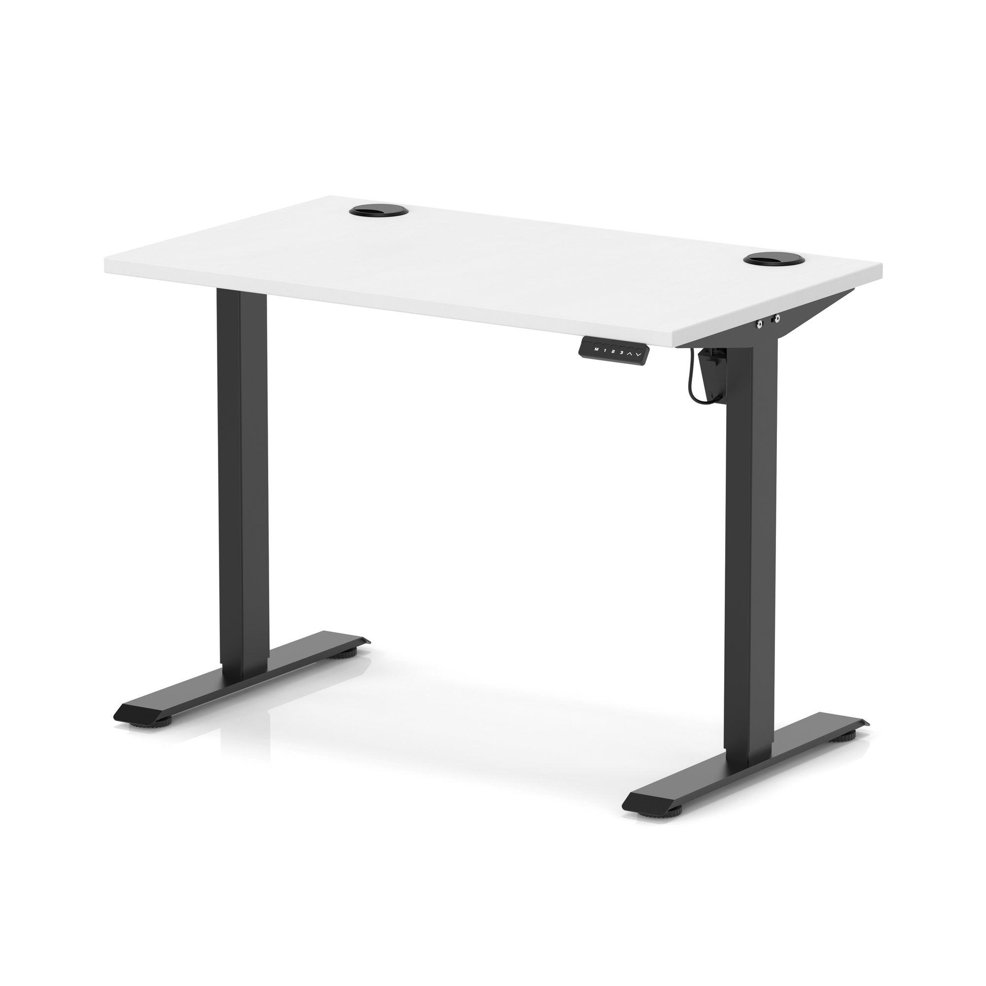 Providers Of Air Lite Height Adjustable Slimline Desk With Cable Ports - 7 Table Top Colours and 4 Sizes UK
