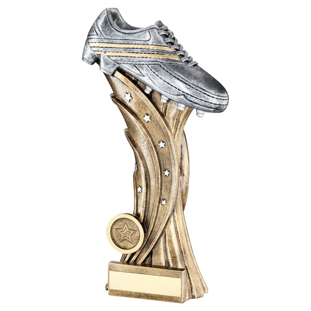 Suppliers Of 2 Tone Football Boot Trophy - 4 sizes Hertfordshire