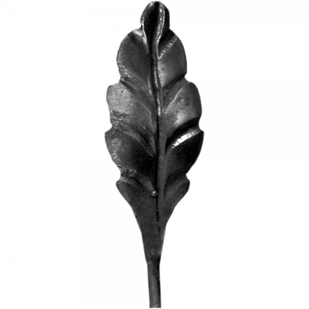 Hand Forged Leaf - H 100 x W 38mm3mm Thick