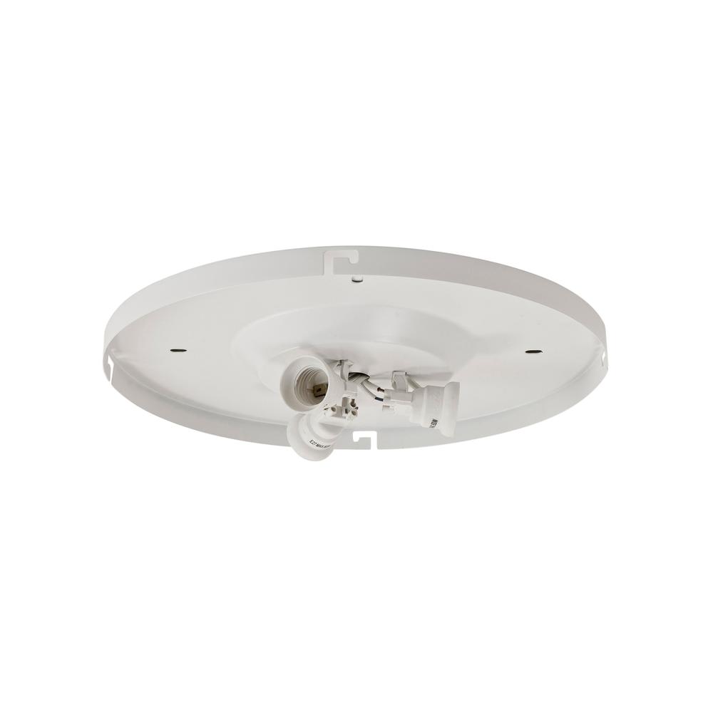 Astro 3-Way Plate Matt White Ceiling Light