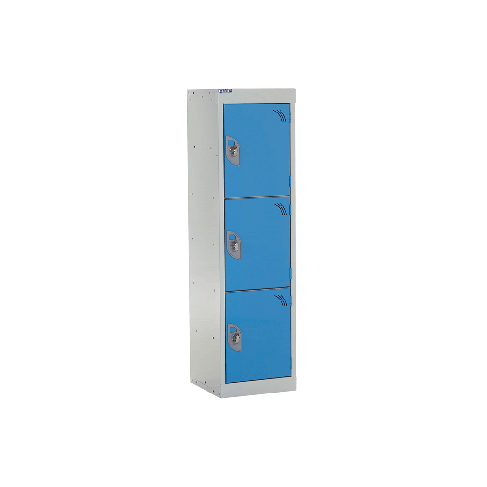1235H School Locker Three Door by QMP For Primary/Junior Schools