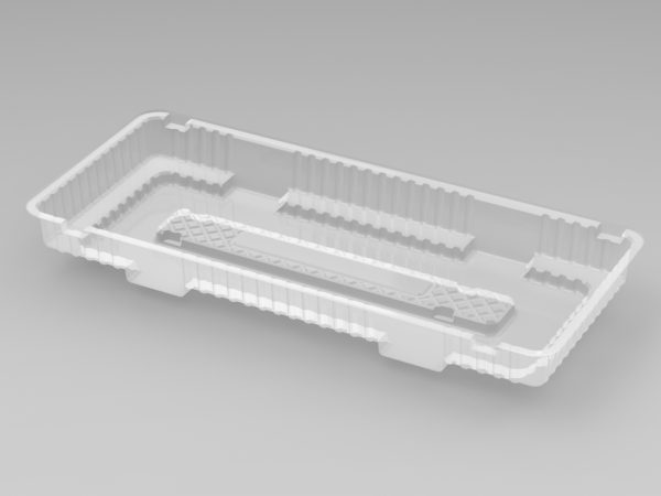 Stepped Oblong Tray (de-nested)