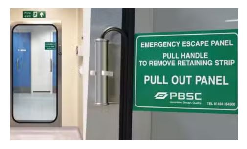 PBSC&rsquo;s Cleanroom Emergency Escape Panel