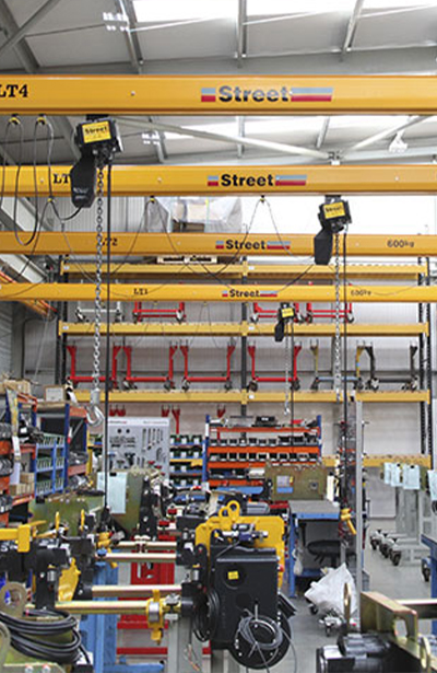 Light Crane Systems for Safe Overhead Handling