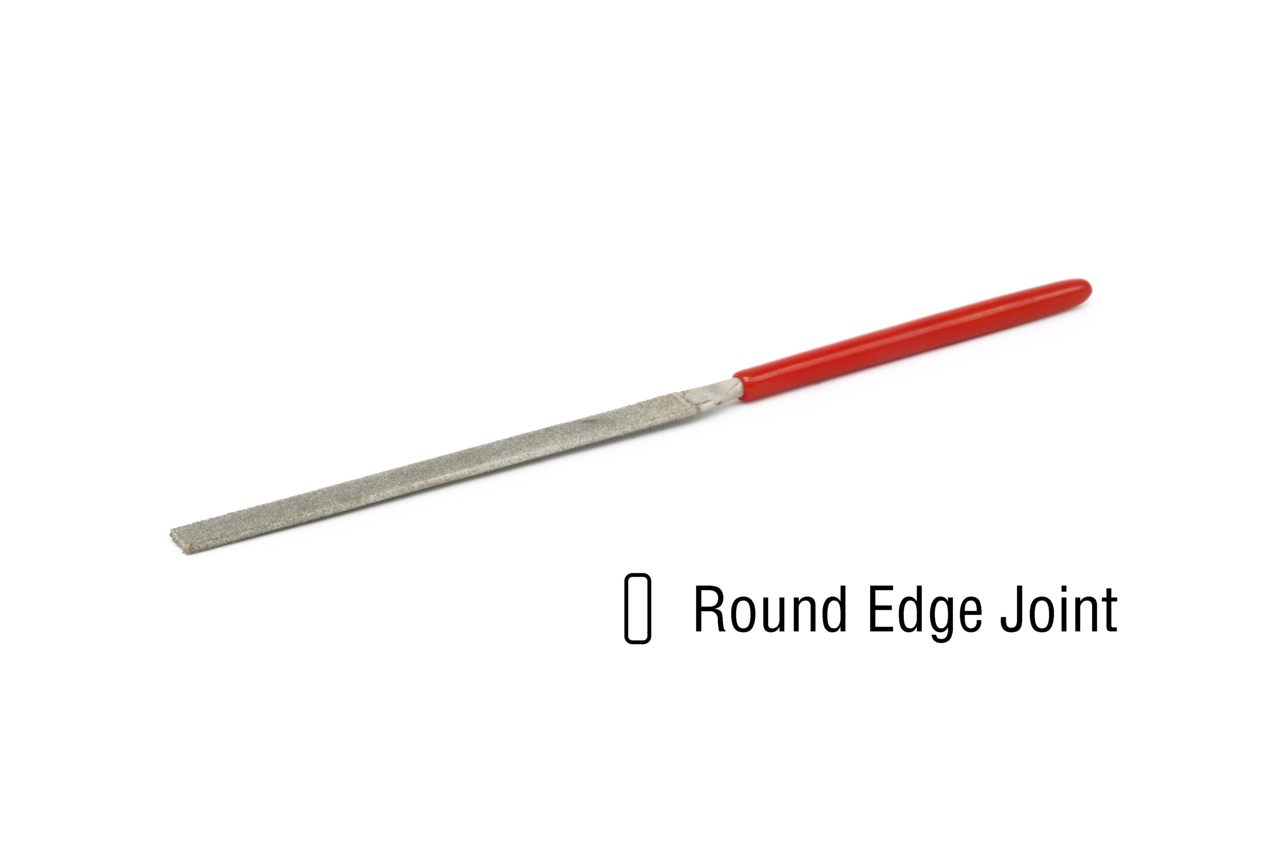 EZE-LAP Needle File Round Edge Joint  Fine